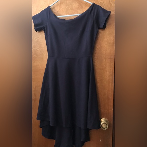 Sarin Mathews Off The Shoulder High Low Dress - Picture 5 of 8